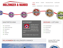 Tablet Screenshot of holzinger-nanko.de